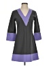 Abaete Color Block Gray Casual Dress Size 2 - photo 1