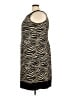Connected Apparel Animal Print Black Cocktail Dress Size 24W - photo 5