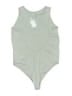 Cacique 100% Cotton Gray Bodysuit Size 14 - photo 2