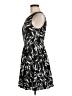 Express 100% Polyester Graphic Black Cocktail Dress Size 6 - photo 5