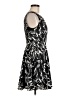 Express 100% Polyester Graphic Black Cocktail Dress Size 6 - photo 4
