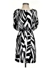 Fenn Wright Manson Chevron-herringbone Gray Casual Dress Size 4 - photo 1