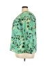 Belldini 100% Polyester Green 3/4 Sleeve Blouse Size 3X - photo 5