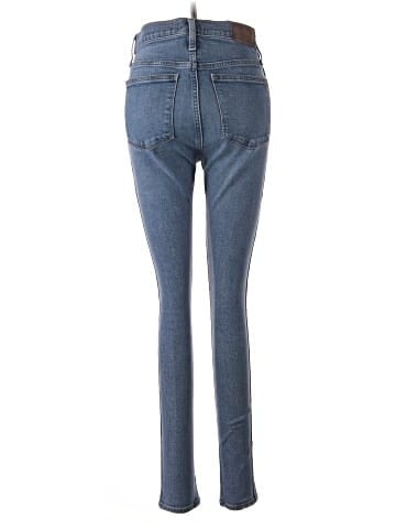Madewell 10" High-Rise Skinny Jeans in Dewitt Wash: Button-Front TENCEL&trade; Denim Edition (view 2)