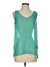 Gap Outlet 100% Polyester Teal Sleeveless Blouse Size S - photo 1