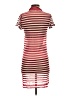 Bebe Stripes Red Casual Dress Size S - photo 2