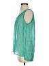 Gap Outlet 100% Polyester Teal Sleeveless Blouse Size S - photo 5