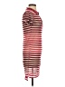Bebe Stripes Red Casual Dress Size S - photo 4