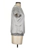 Giorgio Armani Metallic Silver Short Sleeve Blouse Size EU (IT) 40 / US 4 - photo 4