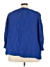 Unique Spectrum Blue 3/4 Sleeve Blouse Size 3X - photo 2