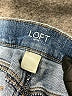 Ann Taylor LOFT Outlet Solid Blue Jeans Size 8 - photo 7