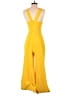Trina Turk Solid Yellow Jumpsuit Size 2 - photo 2