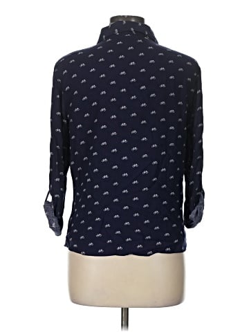 Love Notes 3/4 Sleeve Button-Down Shirt (view 2)