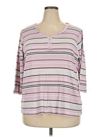 Croft & Barrow 3/4 Sleeve Top (view 1)