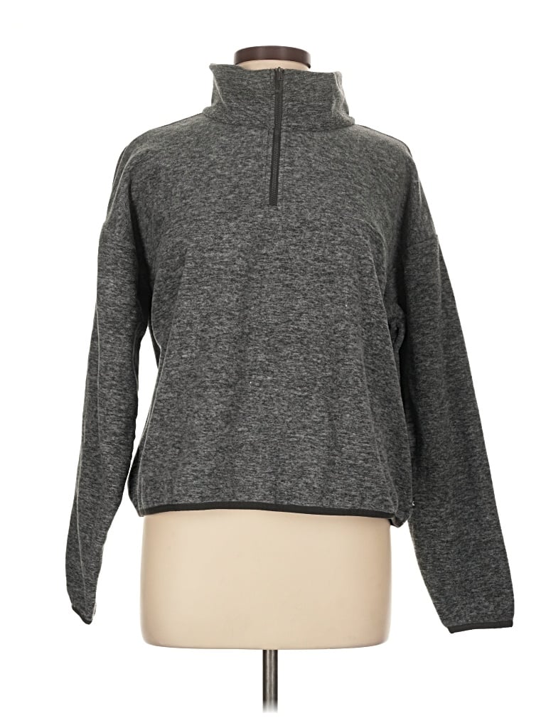 Pre-owned Eddie Bauer Turtleneck Sweater In Gray