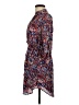 Justify 100% Polyester Paisley Blue Casual Dress Size S - photo 5