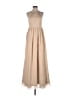 Assorted Brands Solid Tan Casual Dress Size 8 - photo 1