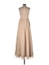 Assorted Brands Solid Tan Casual Dress Size 8 - photo 2