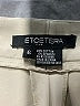 Etcetera Solid Tan Khaki Shorts Size 6 - photo 3
