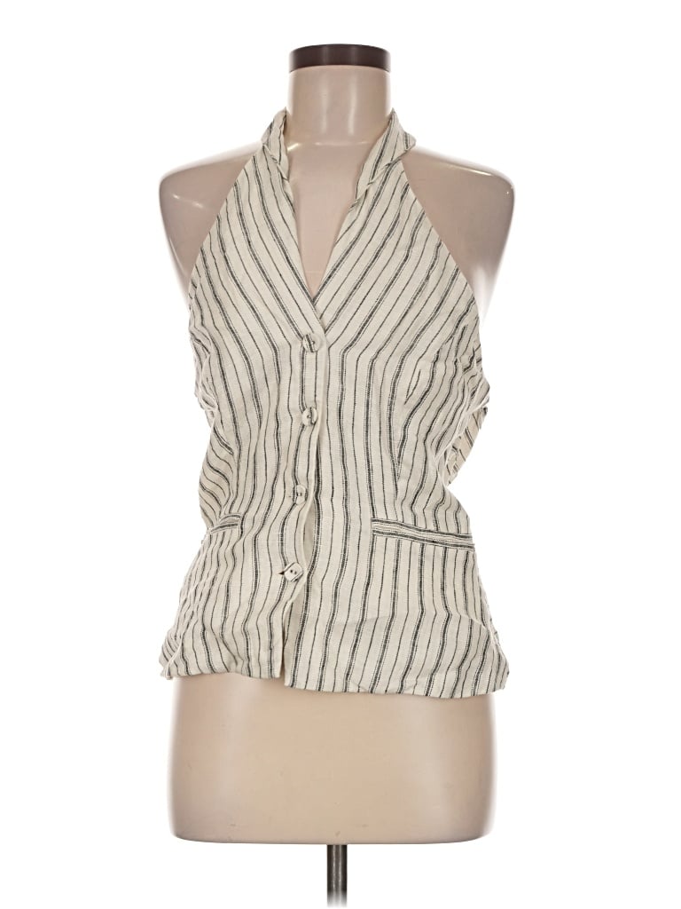 Pre-owned Reformation Sleeveless Blouse In Ivory