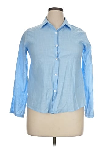 Unbranded Long Sleeve Button-Down Shirt (view 1)