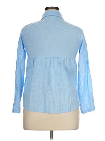 Unbranded Long Sleeve Button-Down Shirt (view 2)