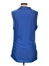Dana Buchman Blue Sleeveless Top Size L - photo 2