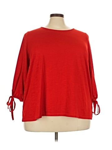 Liz Claiborne Career 3/4 Sleeve T-Shirt (view 1)