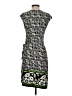 Studio M Print Gray Casual Dress Size S - photo 2
