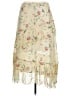 Shein 100% Polyester Floral Ivory Casual Skirt Size 1X - photo 2