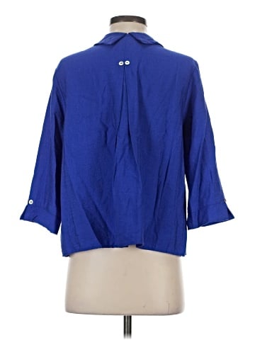 niche NILGUN DERMAN 3/4 Sleeve Button-Down Shirt (view 2)