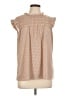 Adrianna Papell Tan Sleeveless Blouse Size XL - photo 1
