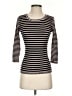 Karl Lagerfeld Paris Stripes Black Pullover Sweater Size S - photo 1