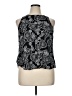 Monday Fun 100% Rayon Black Sleeveless Blouse Size 1X - photo 1
