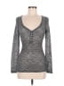 BKE Gray Long Sleeve Top Size M - photo 1