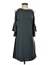 Cato Solid Gray Casual Dress Size XS - photo 1
