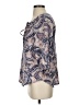 Francesca's 100% Polyester Blue 3/4 Sleeve Blouse Size S - photo 5