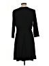 Versona Solid Black Casual Dress Size L - photo 2