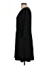 Versona Solid Black Casual Dress Size L - photo 5