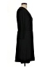 Versona Solid Black Casual Dress Size L - photo 4