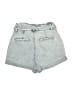 Express Blue Denim Shorts Size 4 - photo 2