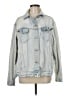 Topshop 100% Cotton Gray Denim Jacket Size 8 - photo 1