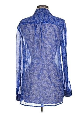 Diane von Furstenberg Long Sleeve Silk Top (view 2)