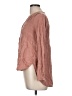 Target 100% Elastic Pink Brown Long Sleeve Blouse Size M - photo 5