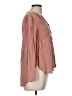 Target 100% Elastic Pink Brown Long Sleeve Blouse Size M - photo 4