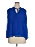 Ellen Tracy 100% Polyester Blue Sleeveless Blouse Size XL - photo 1