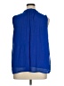Ellen Tracy 100% Polyester Blue Sleeveless Blouse Size XL - photo 2