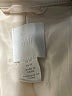 H&M 100% Polyester Ivory Trenchcoat Size XS - photo 6