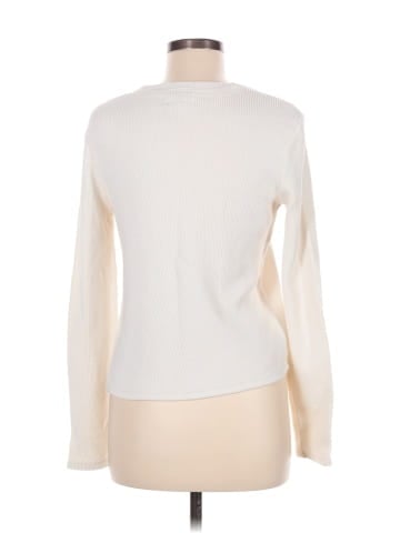 Madewell Texture &amp; Thread Jacquard Knot-Front Top (view 2)
