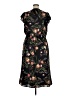 DR2 100% Polyester Floral Black Casual Dress Size 1X - photo 2
